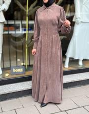 hilay mari elbise kahve