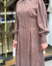 hilay mari elbise kahve 2