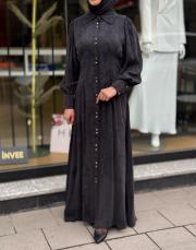 hilay mari elbise siyah