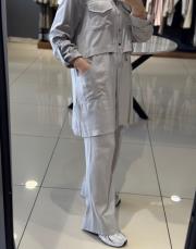 hilay anita pantolonlu takım gri 2