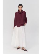 qooq store berry bluz mürdüm