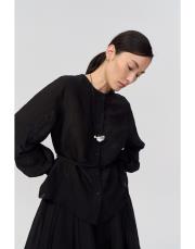 qooq store vıbe gömlek siyah