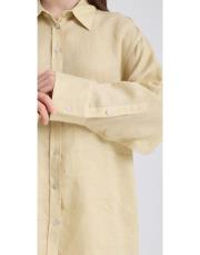 qooq store lin gömlek limon