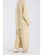 qooq store lin gömlek limon 3