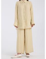 qooq store soffy pantolon limon