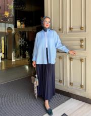 revizyon lacoste etek lacivert