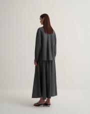 keten kısa gömlek antrasit 3