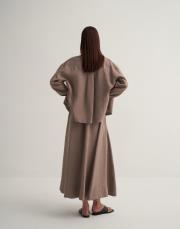 keten kısa gömlek vizon 2