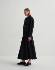 kesik detaylı etek siyah 2