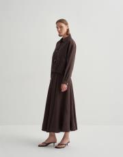 keten gömlek ceket kahve 4