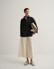 bol kesim pantolon krem