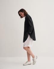 kk desıgn %100 keten gömlek siyah 3