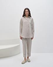 kk desıgn %100 keten gömlek naturel 4