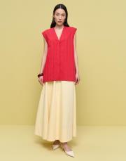 qooq store serpent yelek kırmızı