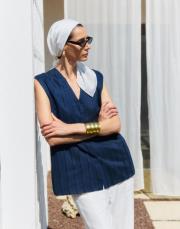 qooq store serpent yelek lacivert