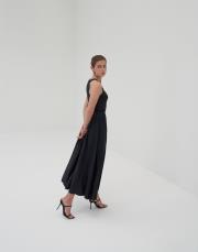 kk desıgn büzgü detaylı etek siyah 2