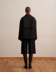 kadife yaka parka siyah 3