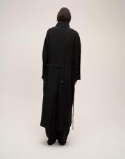 bordo trench siyah 3