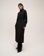 bordo trench siyah 4