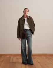 kapitone astarlı kadife parka yaka haki 4