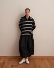 %100 pamuk balon etek siyah 2