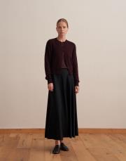 a kesim volanlı etek siyah 2