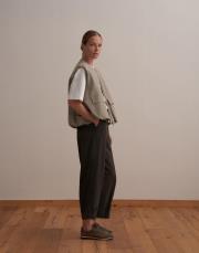 fermuar kapamalı volanlı yelek çağla yeşili 2