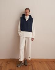 fermuarlı şişme yelek lacivert