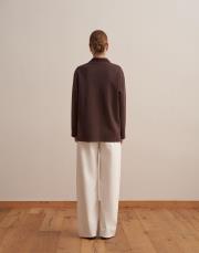 polo yaka sweatshirt kahve 3