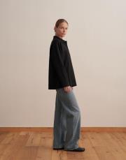 polo yaka sweatshirt siyah 2