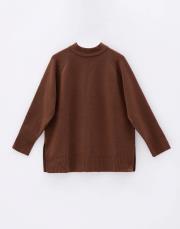 yün karışımlı balıkçı yaka triko kazak tarçın