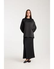 qooq store sand bluz siyah