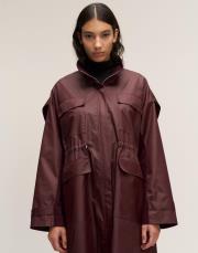 bordo yağmurluk bordo