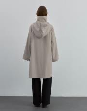 fermuarlı trench bej 2