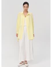 qooq store yarasa kol gömlek limon