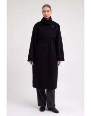 kruvaze kapama trench siyah