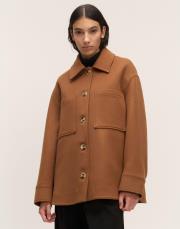 yün gömlek ceket camel