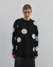 puantiyeli kazak siyah 2