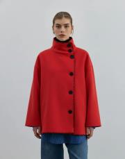 yün ceket kırmızı