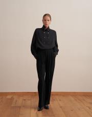 dökümlü palazzo pantolon siyah 2