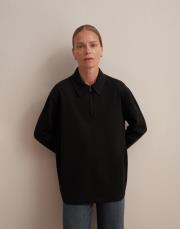 fermuarlı sweatshırt siyah