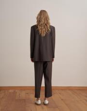 çift dğmeli yün blazer kahve 3