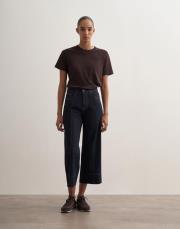 wıde leg crop jean lacivert