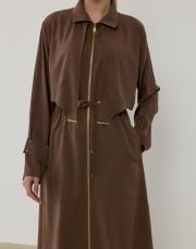 hilay belda pantolonlu takım kahve 3