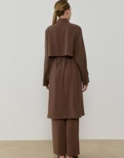 hilay belda pantolonlu takım kahve 4