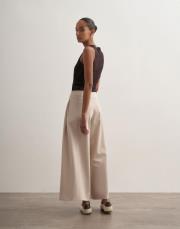 pileli geniş kesim pantolon taş 4