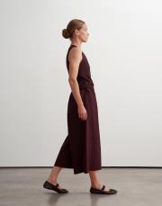 %100 pamuk bol kesim pantolon mürdüm 2