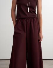 %100 pamuk bol kesim pantolon mürdüm 4