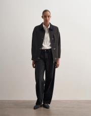 kancalı organik koton ceket antrasit