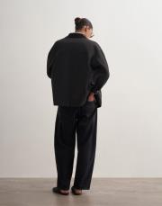 kancalı organik koton ceket antrasit 3